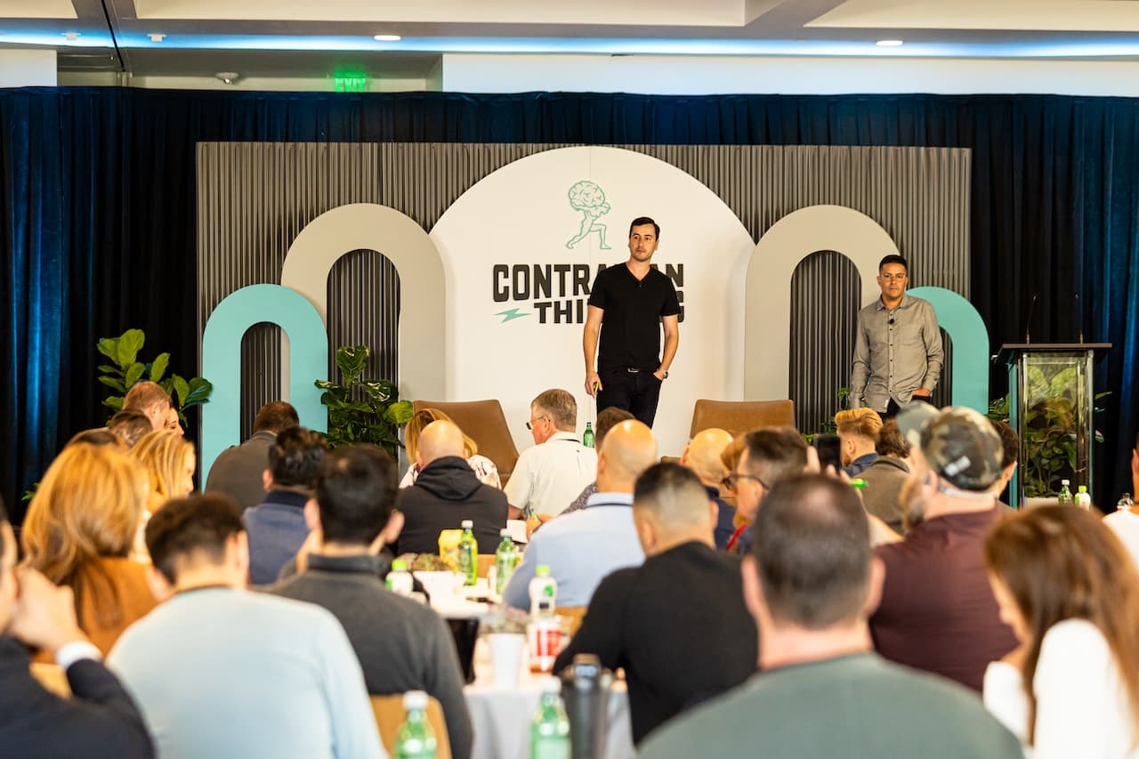 Nick Christensen at a Codie Sanchez event in Austin, TX